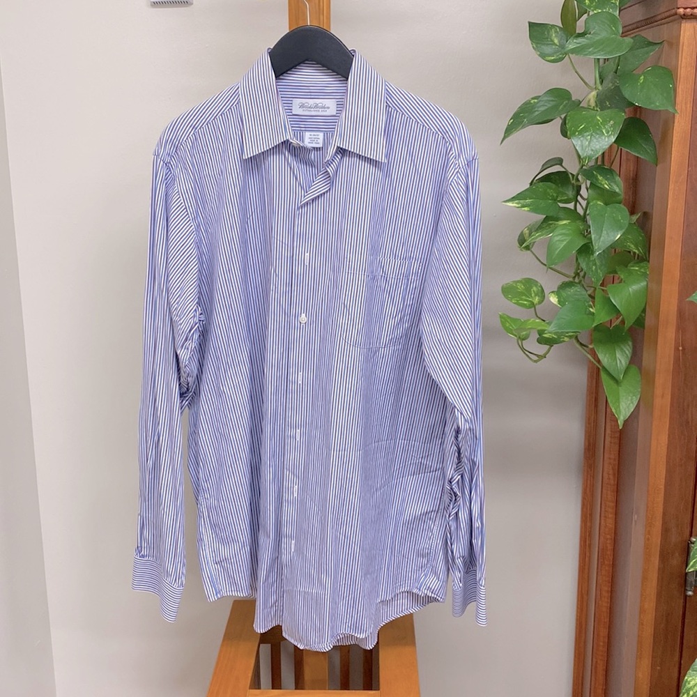Striped Brooks Brothers Button Shirt - Large